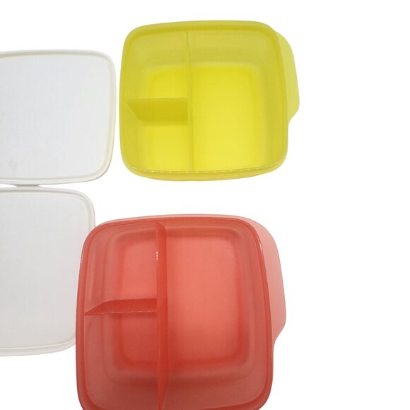 Tupperware Divided Snack and Go Containers - Picture 4 of 4